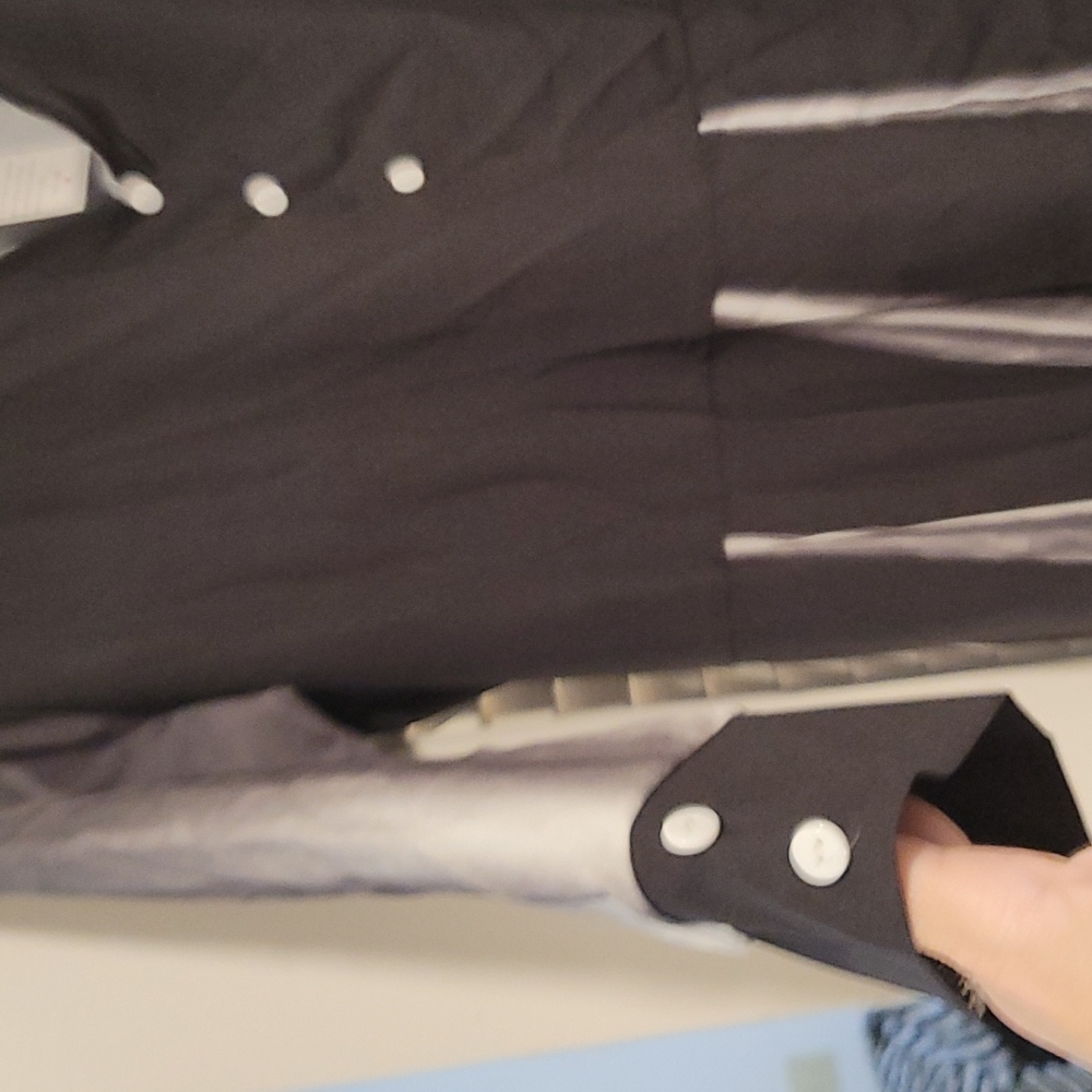 Black, gray and white Midi dress - Picture 3 of 6